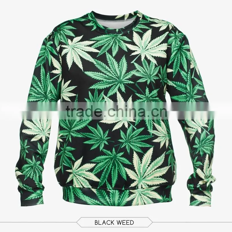 New design round neck pullover, custom 3D sublimation american sweatshirt