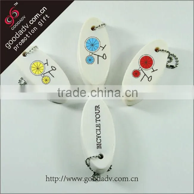 Wholesale lowest priced promotional custom foam float key ring