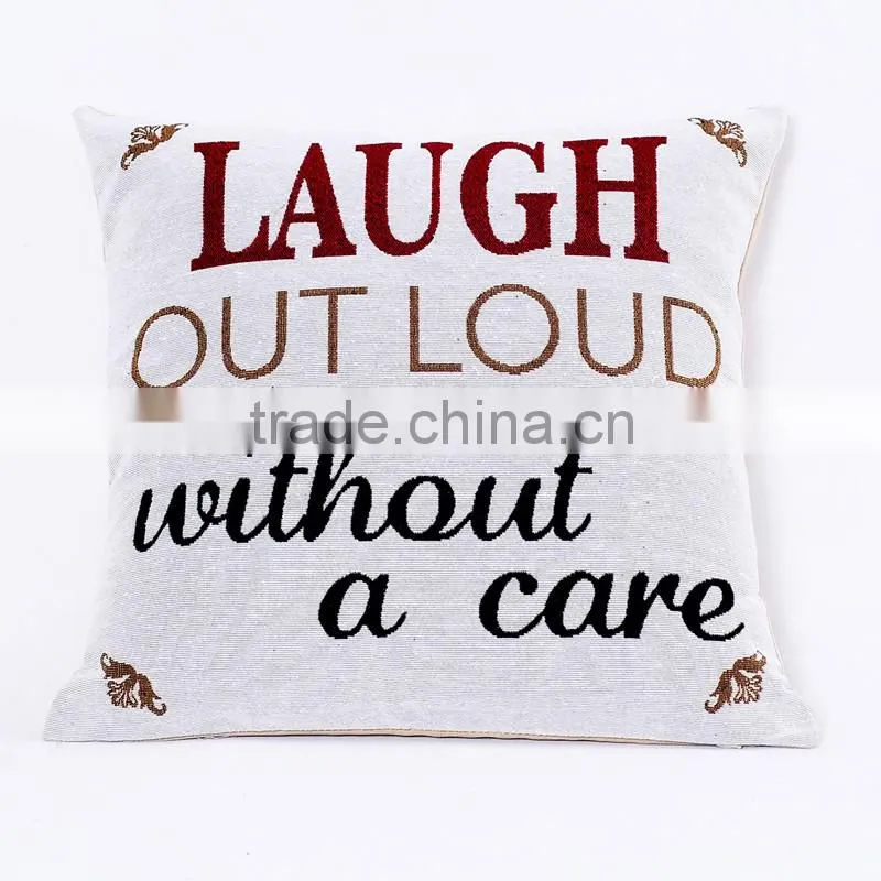 Wenyu jacquard fabric sofa designs pillow case