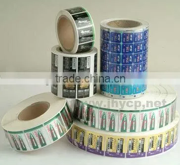 High quality Custom self adhesive label pvc stickers die cut circle stickers made in China