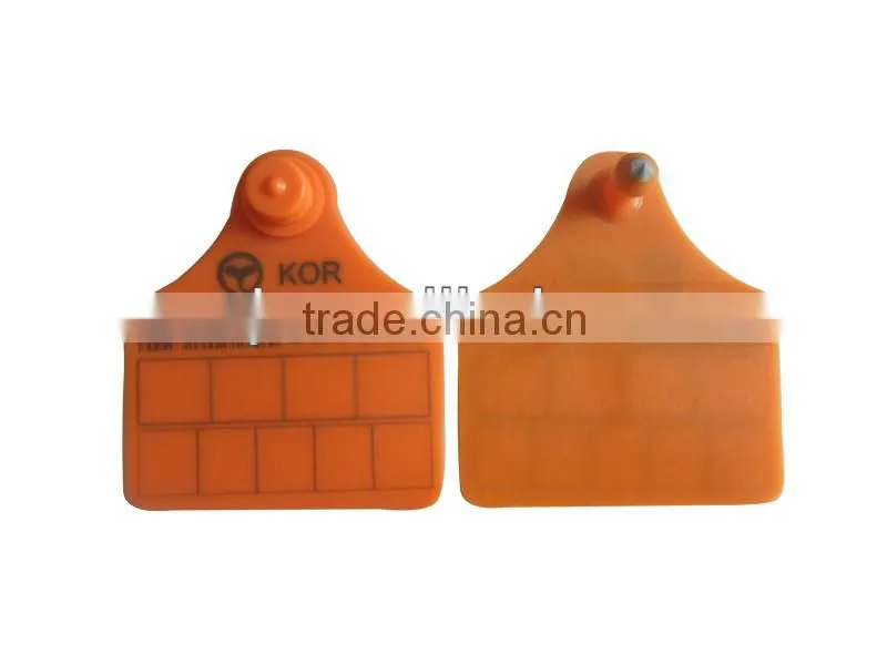 Animal beef Cattle Ear Tag non - toxic green ear tag WJ406-HH