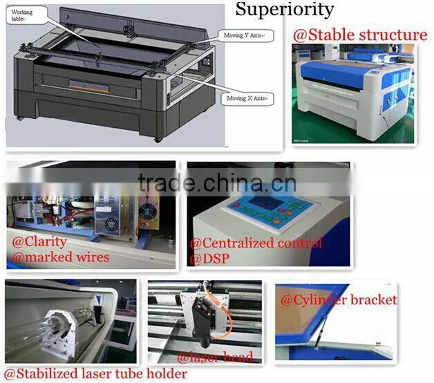 5x4 feet Large Size 1612 laser cutter with motorized Z axis table