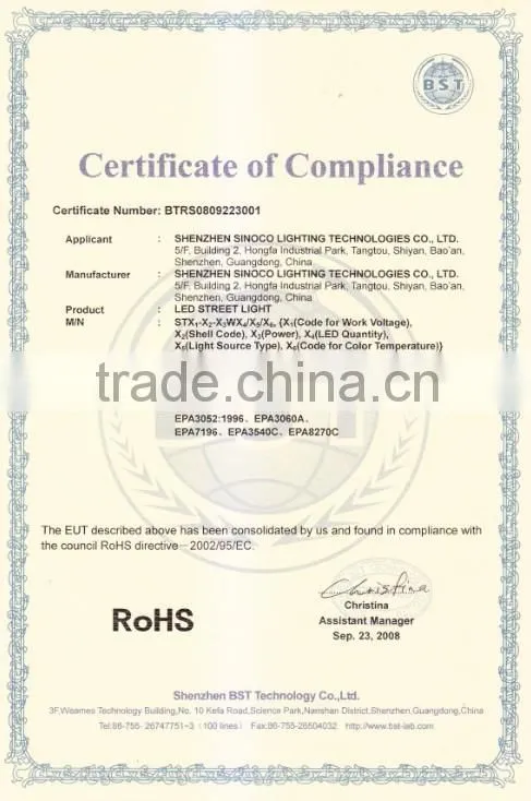 high lumen led street light outdoor led road lamp solar power led street light CB CE RoHS