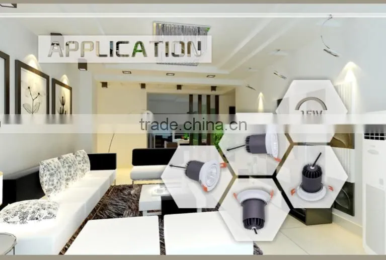 18W IP20 Citizen COB LED CCT Downlight Dimmable for Bathroom