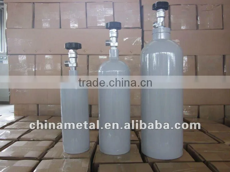 Industrial specialty gas aluminum cylinder