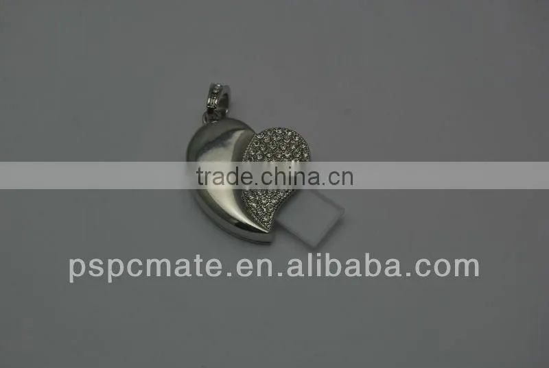 Crystal Heart Usb Flash Drive for Promotion Gift