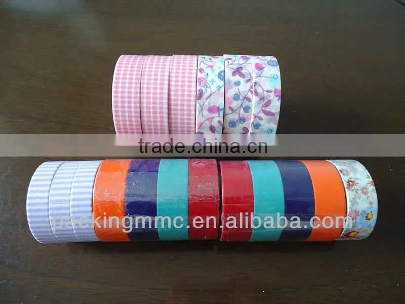 ot sales!!! cheap rice paper masking tape for stationery usages