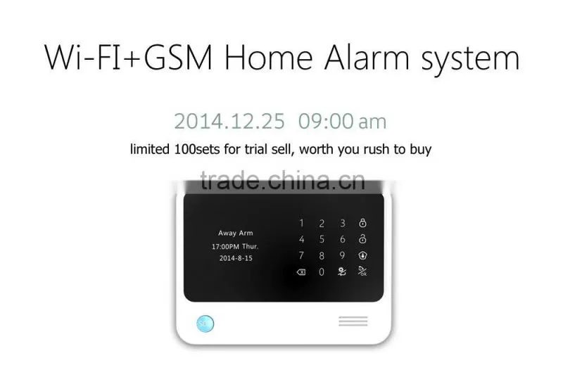 Newest WIFI Security Remote Control Home Alarm System