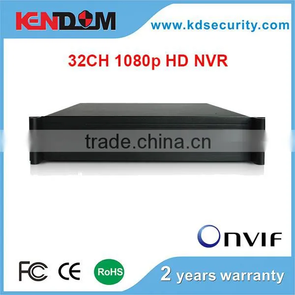 Kendom Shenzhen Top quality Manufacturer High-end 32CH NVR Support IP Camera 5MP NVR with onvif nvr software