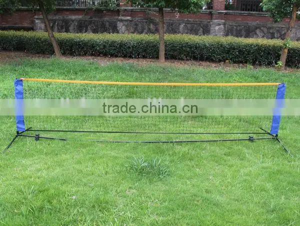 Portable and Foldable Tennis Net Set with tennis net and tennis poles