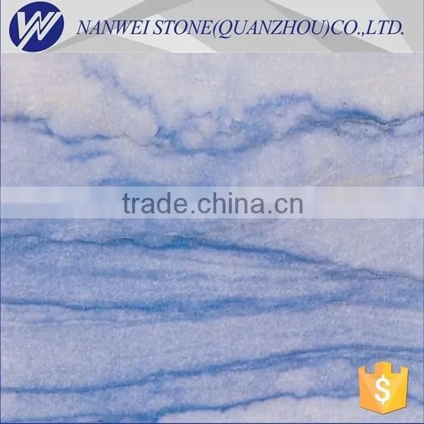 blue azul of Brazil blue gray granite stone and marble granite of Azul-Macauba quarry with Construction slabs