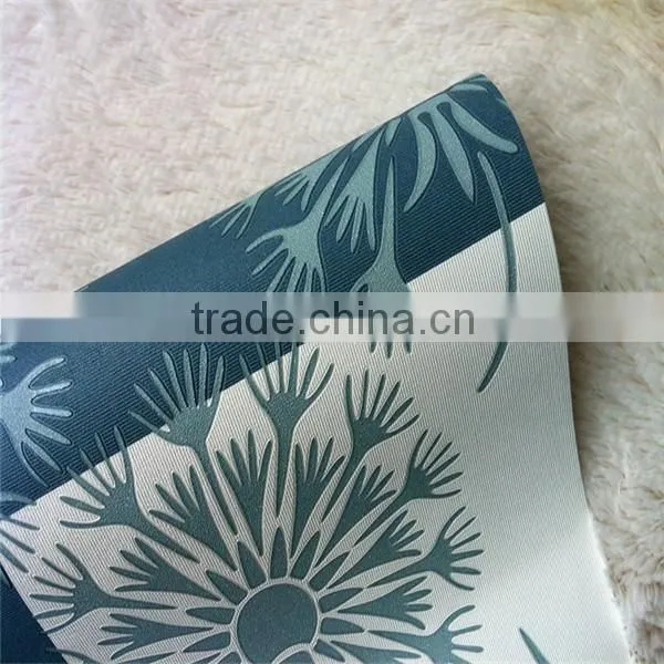 modern style wall paper blue color