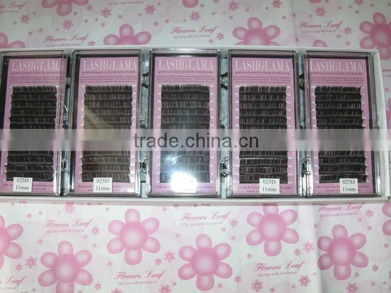 single/individual eyelashes/synthentic eyelash no MOQ