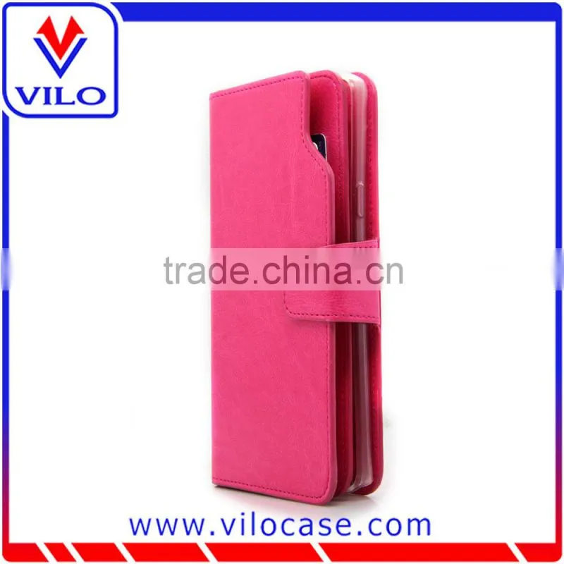 Flip book case with magnetic closure for Samsung Note 5