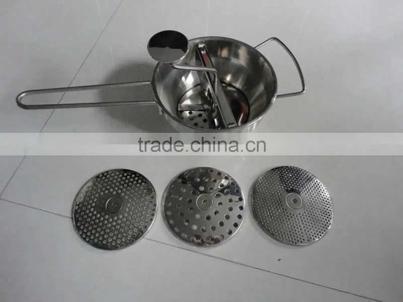 stainless steel manual potato chip machine