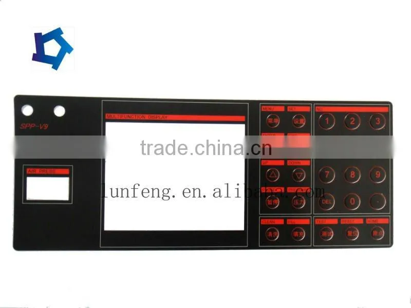 Custom small membrane switch keyboards with LED