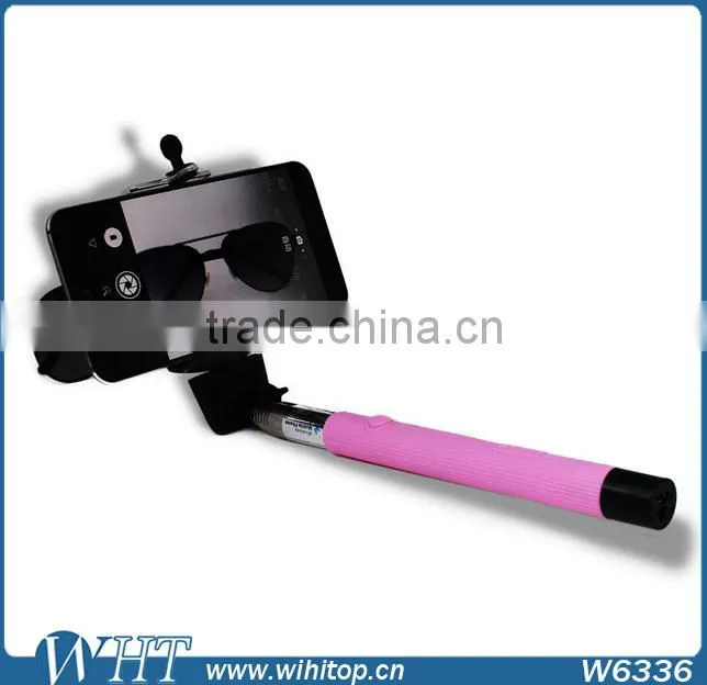 Wireless mobile phone self-timer pole, self-timer artifact Multi-function Bluetooth Self Timer Extension Rod for iphone