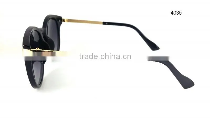 square with metal half frame mirror lens glasses