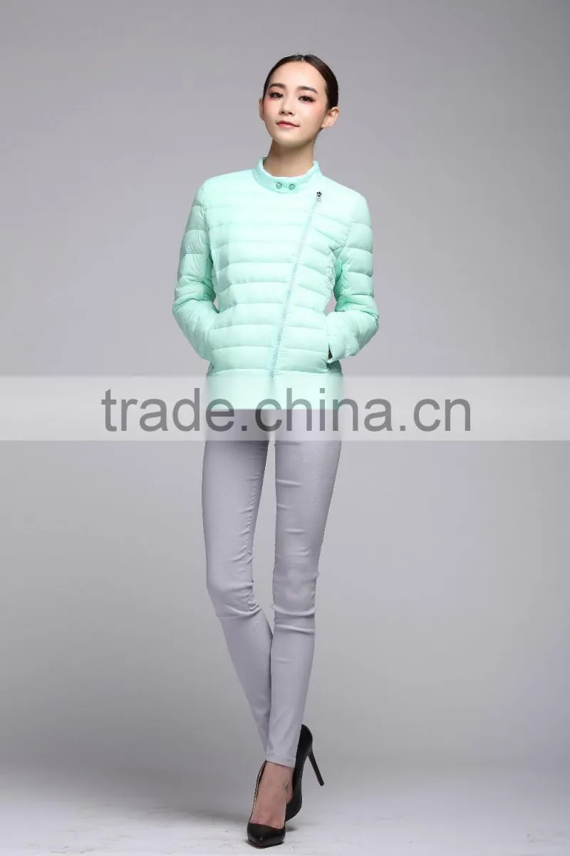 Breathable Goose Down short Coat for Lady