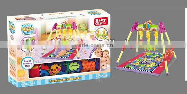 Hot Selling! New Musical Baby Gym Playmat (2-in-1)