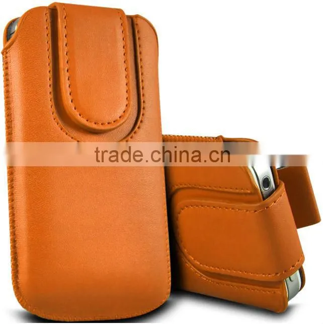 manet pull tab leather pouch