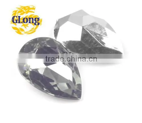 20*30mm Water Drop Shaped Acrylic Point Back Mix Color Rhinestone&Crystal For Stylish Bags Garment Shoes #GY016-30P(Mix-s)