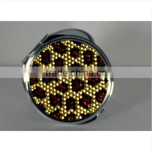 Fashion rhinestone crystal bling folding mirrors