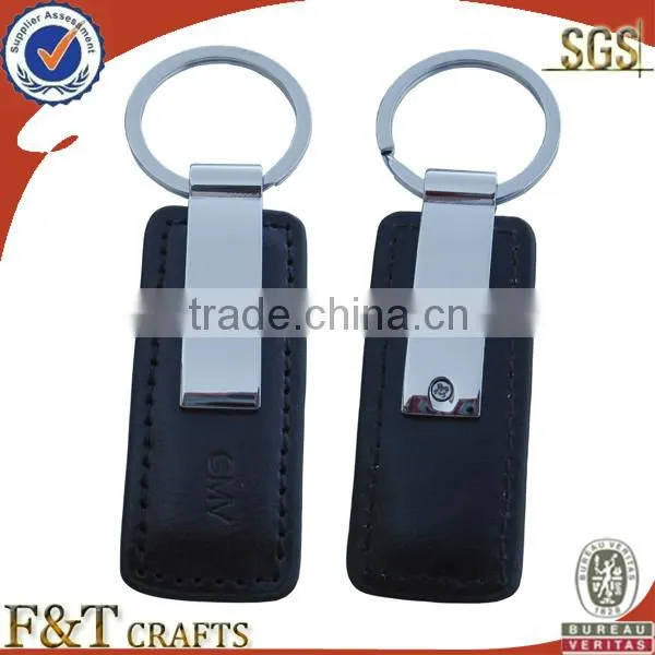 2013 new design promotional cute custom made leather keychains