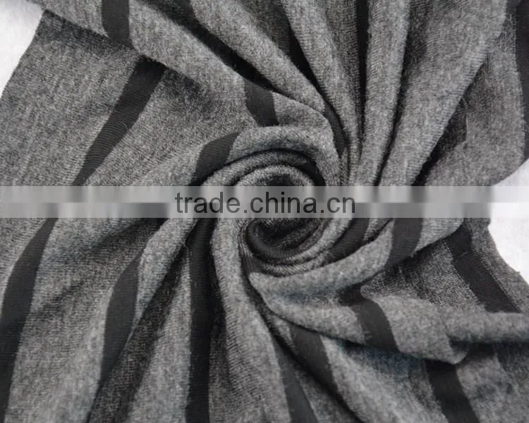 Jiufan textile 100% rayon spandex black and white paisley fabric