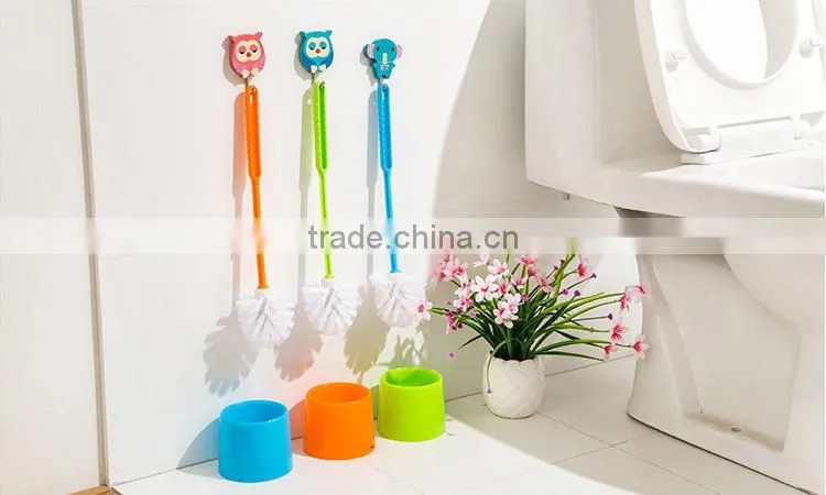 Plastic toilet brush clean brush bathroom brush holder