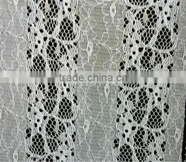2-row pattern nylon spandex lace fabric in bulk