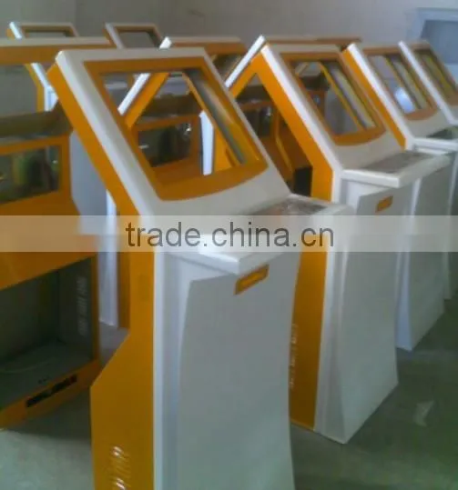 19 inch Customize Printer Floor standing kiosk with multi touch