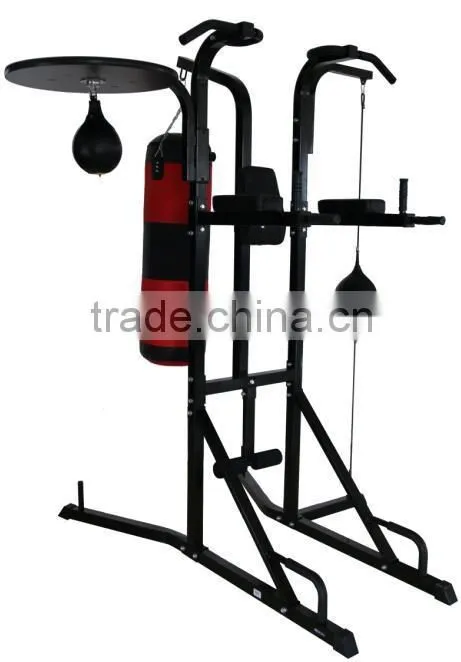 7-stations Boxing Training bag Stand With Speedbag