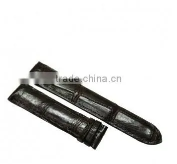 Crocodile leather watchband SCRWC-018
