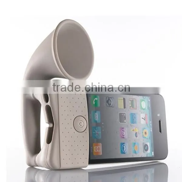 Hot selling silicone cell phone loudspeaker,mobile phone loudspeaker