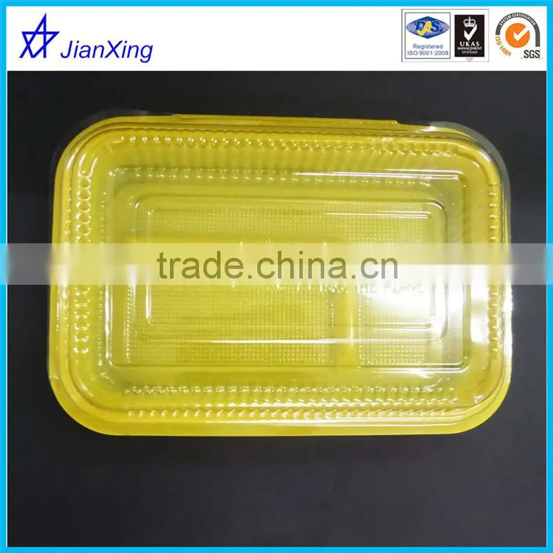Plastic Lunch Box with compartments