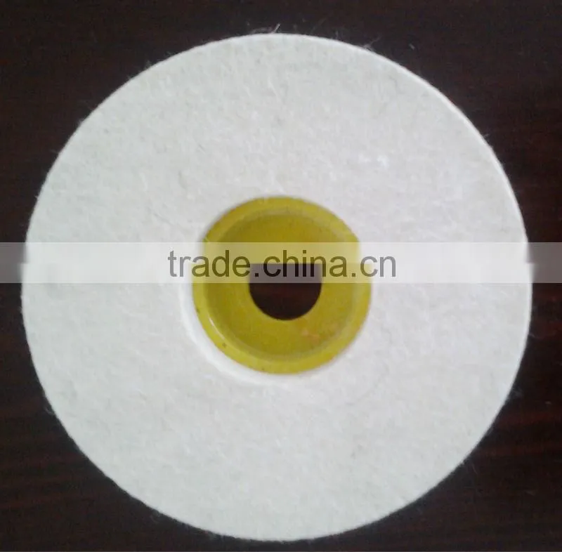 felt polishing wheel ,wool felt, hair felt ,wool round