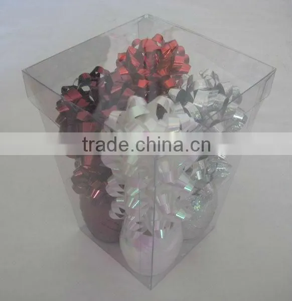 HOT SALE 12PCS Gold/Red Metallic Poly Gift Ribbons Bows Pack, Curling Ribbon Bows