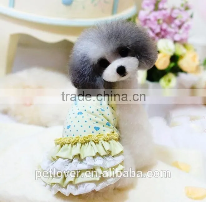 Wholesale dog clothes pet clothes colorful lovely mini pet clothes