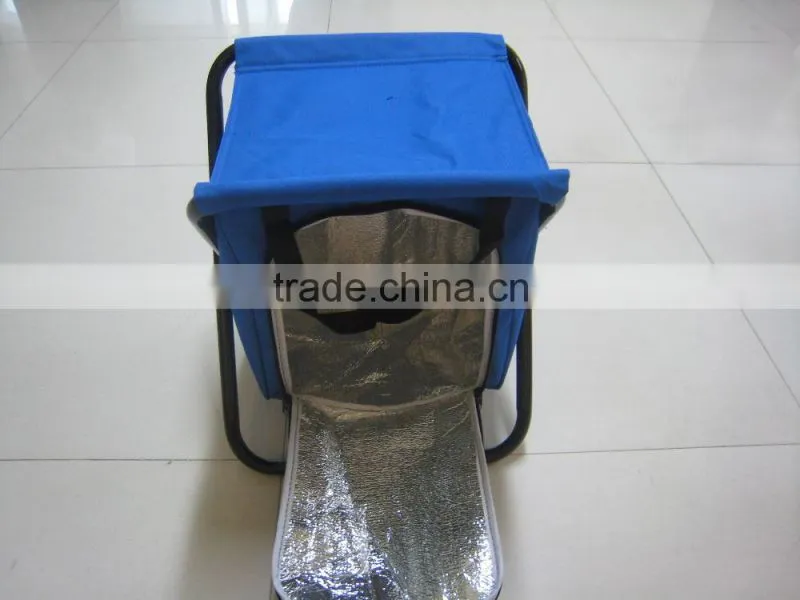 Travel Folding Beach Chair with Cooler Bag