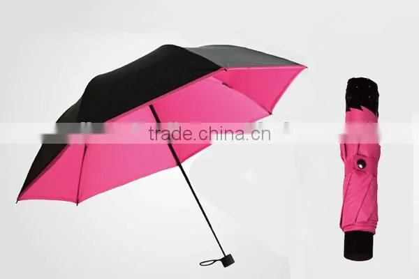 3 Folding Sun Umbrella, Pocket Folding Umbrella, 3 Fold Umbrella