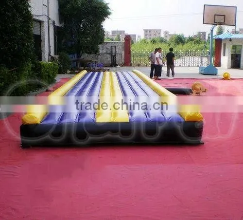 inflatable air tumble track for gym