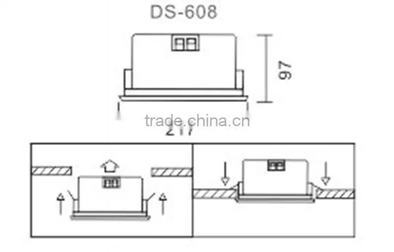 DS-608 Wireless ceiling mount speakers