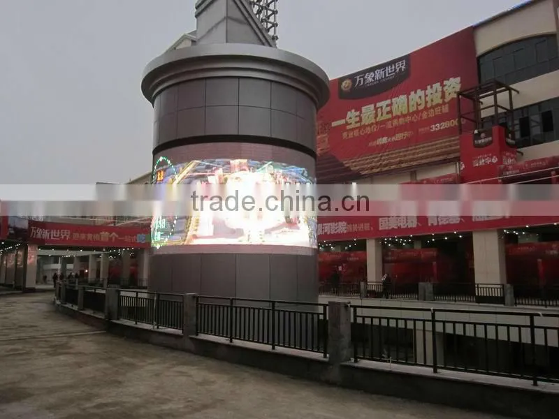 p10 outdoor advertising 360 degree led display