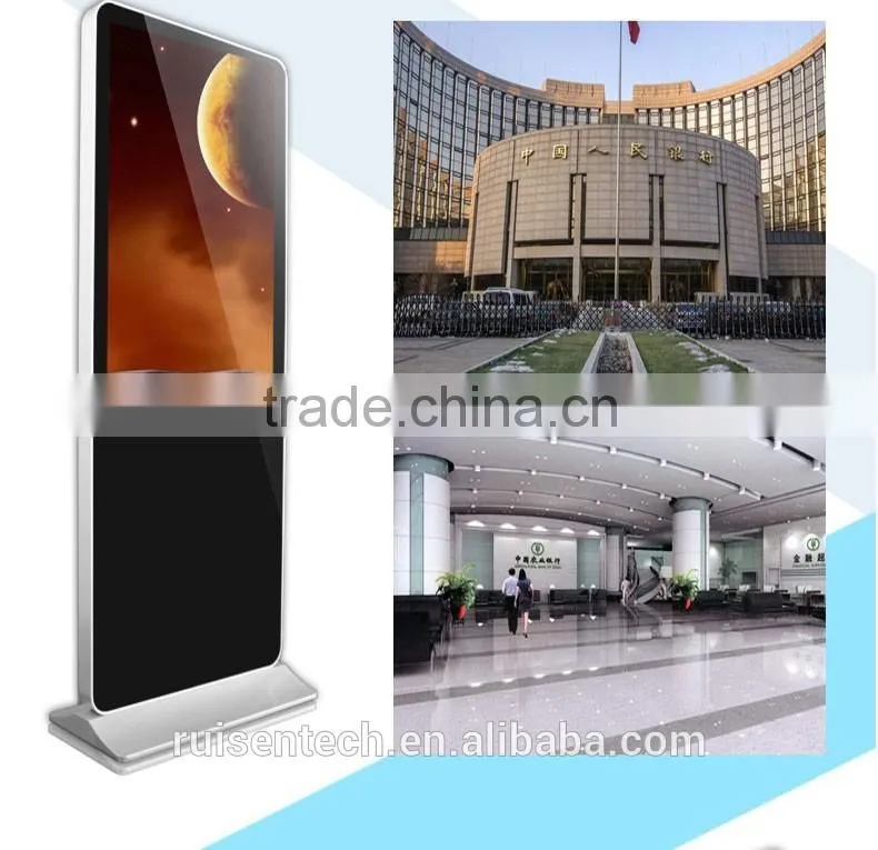 42 Inch Android Advertising Player Photo Booth Machines Panel Digital Signage Lcd Kiosk Stand 55 led touch screen monitor