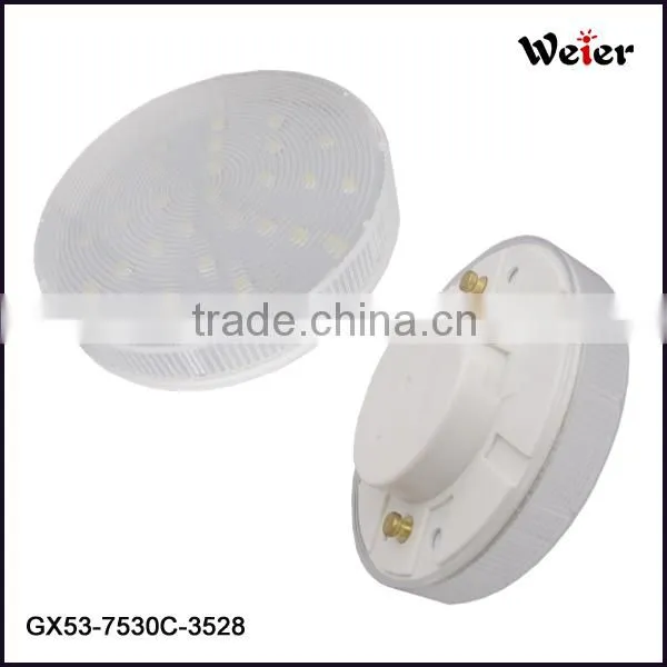 AC230v 8W 2835 40smd 680lm CRI85 3000K GX53 led lamp