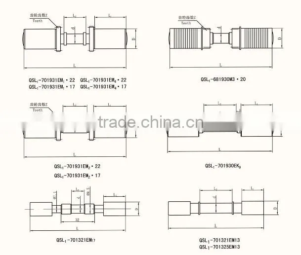 spinning machinesspare pars COMPACT TOP ROLLER