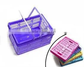 Plastic Shopping Folding Basket