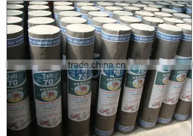 BEST SUPPLIER: 1M X 20M/ROLL, Camel Brand roofing felt for roofing waterproofing
