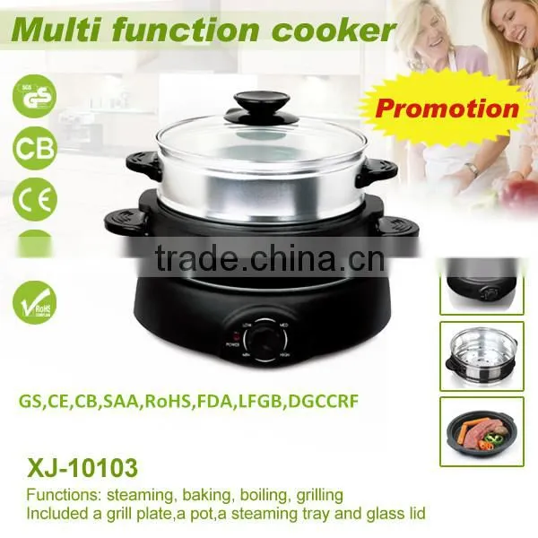 multifunctional electric cooker/grill/warmer/cooking XJ-10103
